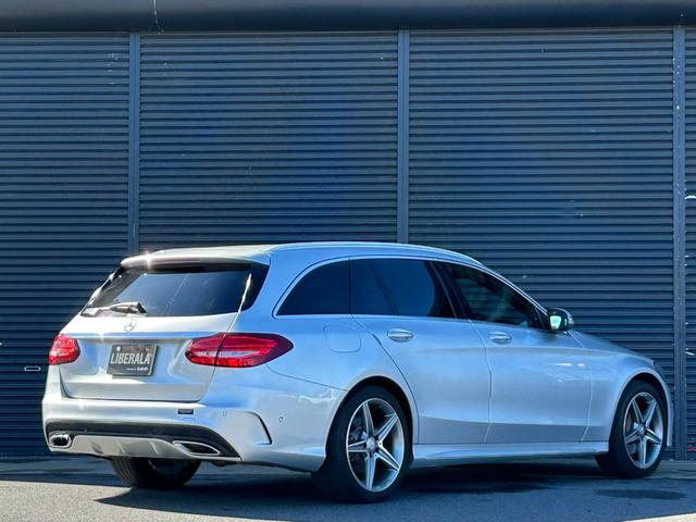 Cクラスステーションワゴン C180 ステーションワゴン スポーツ ワンオーナー RSP ACC LKA BSA Bカメラ パークトロニック HUD 黒革 Sヒーター PWシート PWテールゲート ナビ TV BT USB DVD LEDヘッドライト ETC 禁煙車(60枚目)