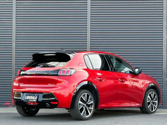 208 GTライン パノラミックガラスルーフ 衝突軽減B ACC LKA BSM Bカメラ パークディスタンス 半革 ディスプレイOD CarPlay BT USB LEDヘッドライト オートハイビーム ETC ドラレコ(56枚目)