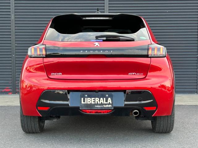 208 GTライン パノラミックガラスルーフ 衝突軽減B ACC LKA BSM Bカメラ パークディスタンス 半革 ディスプレイOD CarPlay BT USB LEDヘッドライト オートハイビーム ETC ドラレコ(57枚目)