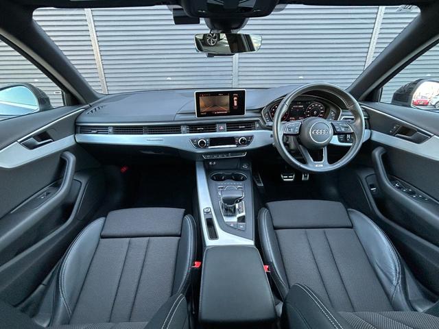 A4アバント 2.0TFSIクワトロスポーツ Sラインパッケージ アシスタンスPKG ACC レーンアシスト 360°カメラ マトリクスLED 半革 シートヒーター パワーシート パワーテールゲート 純正ナビ 12セグ BT ETC 前後ドラレコ(4枚目)