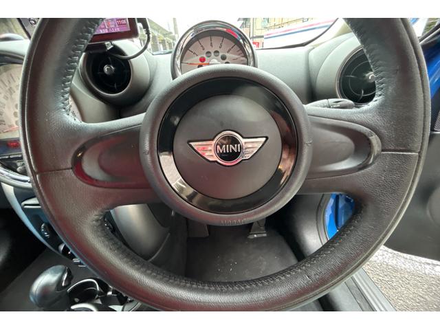 MINI クーパー クロスオーバー TVナビ キーレス ETC ブルーレザー調シート レザーステアリング フォグライト 電動格納ミラー アルミホイル 取扱説明書 記録簿 保証書(17枚目)