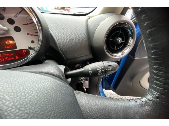 MINI クーパー クロスオーバー TVナビ キーレス ETC ブルーレザー調シート レザーステアリング フォグライト 電動格納ミラー アルミホイル 取扱説明書 記録簿 保証書(18枚目)