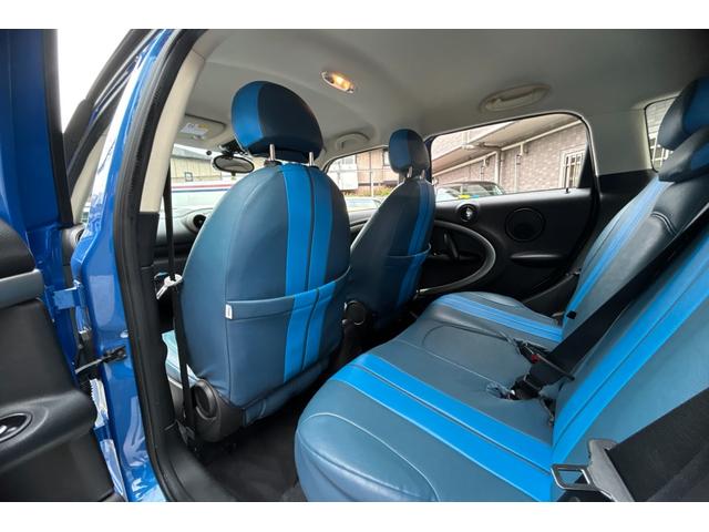 MINI クーパー クロスオーバー TVナビ キーレス ETC ブルーレザー調シート レザーステアリング フォグライト 電動格納ミラー アルミホイル 取扱説明書 記録簿 保証書(50枚目)