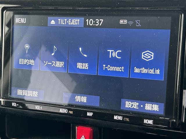 ルーミー カスタムＧ　両側電動ドア　衝突軽減　純正９型ナビＮＳＺＴ‐Ｙ６８Ｔ　バックカメラ　　ＬＥＤライト　オートクルーズコントロール　オートハイビーム　バックカメラ　スマートキー　シートヒーター　ブレーキホールド（4枚目）