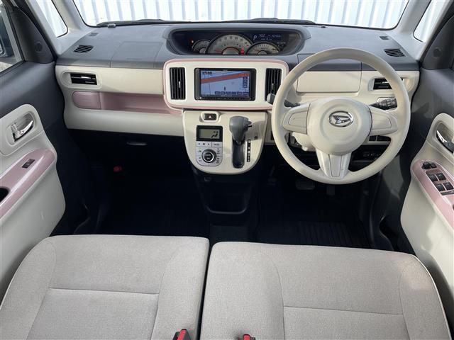 ムーヴキャンバス Ｇメイクアップ　ＳＡＩＩＩ　スマートアシスト　社外ナビ（ＭＤＶ－Ｄ５０５ＢＴ）　バックカメラ　両側パワースライドドア　ＬＥＤオートライト　オートハイビーム　ドライブレコーダー　フルセグ　ＣＤ／ＤＶＤ再生　ブルートゥース　ＥＴＣ（3枚目）