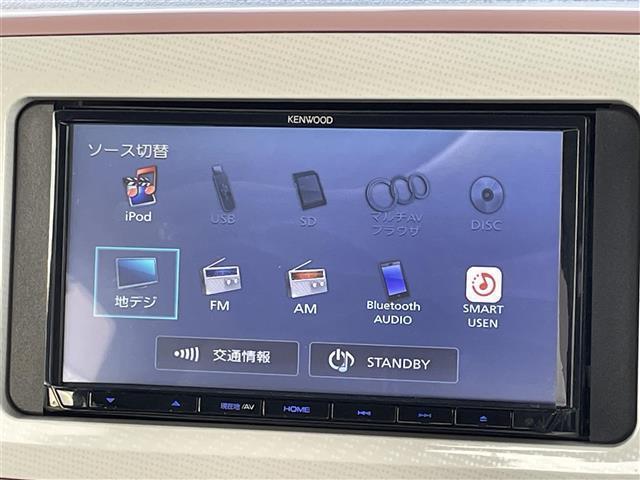 ムーヴキャンバス Ｇメイクアップ　ＳＡＩＩＩ　スマートアシスト　社外ナビ（ＭＤＶ－Ｄ５０５ＢＴ）　バックカメラ　両側パワースライドドア　ＬＥＤオートライト　オートハイビーム　ドライブレコーダー　フルセグ　ＣＤ／ＤＶＤ再生　ブルートゥース　ＥＴＣ（9枚目）