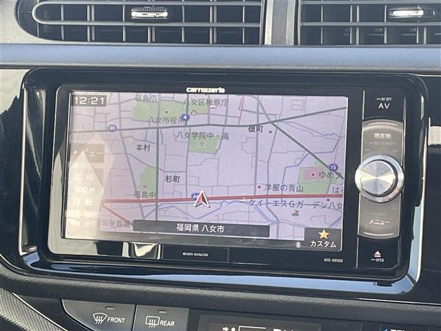 アクア S 社外ナビ(AVIC-RW900) バックカメラ キーレスキー ETC 社外アルミ フルセグTV CD/DVD再生 Bluetooth オートエアコン ヘッドライトレベライザー 電格ミラー ドアバイザー(4枚目)