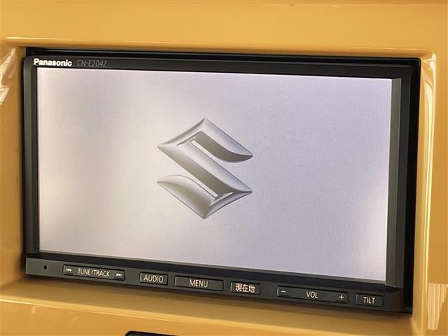 ハスラー G レーダーブレーキサポート 純正ナビ(CN-E204Z) 前席シートヒーター スマートキー プッシュスタート アイドリングストップ ワンセグ 横滑り防止 電格ミラー AAC ドアバイザー フルフラット(5枚目)