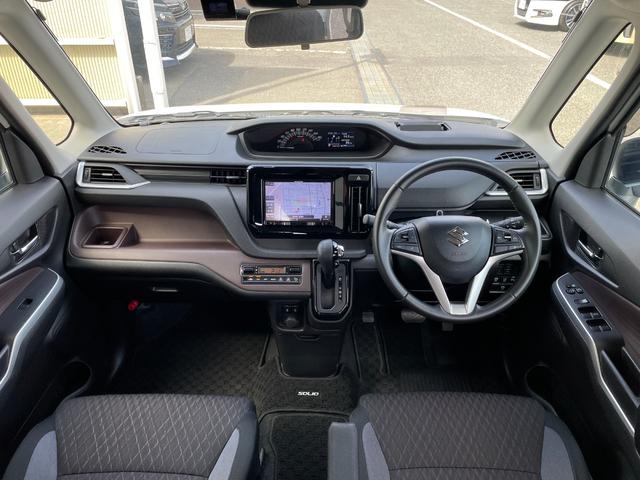 ソリオバンディット ハイブリッドMV 社外ナビ 片側パワスラ ETC Bluetooth CD/DVD フルセグテレビ アダプティブクルーズコントロール アイドリングストップ スマートキー ヘッドアップディスプレイ 前後ドライブレコーダー(3枚目)