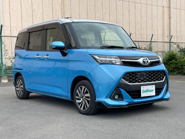 タンク カスタムG OPIIトーンルーフ 社外SDナビフルセグ 両側パワースライドドア 純正LEDヘッドライト コンライト クルーズコントロール シートリフレクター 撥水機能付ブラックファブリックシート スマートエントリ(54枚目)