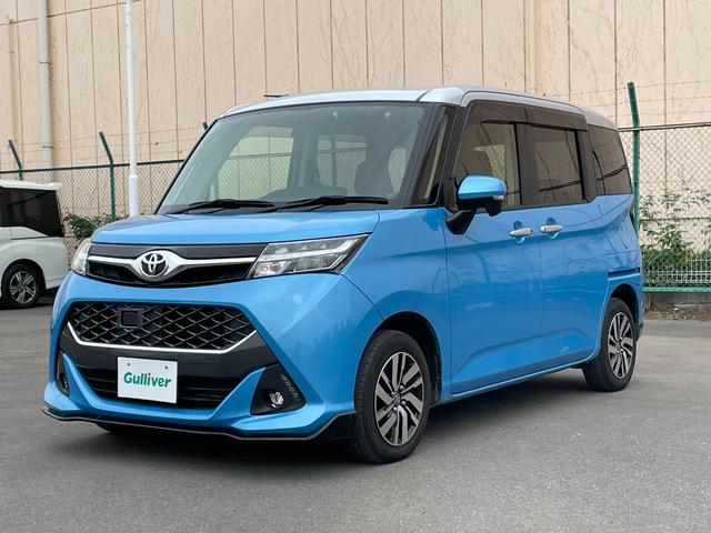 タンク カスタムG OPIIトーンルーフ 社外SDナビフルセグ 両側パワースライドドア 純正LEDヘッドライト コンライト クルーズコントロール シートリフレクター 撥水機能付ブラックファブリックシート スマートエントリ(60枚目)