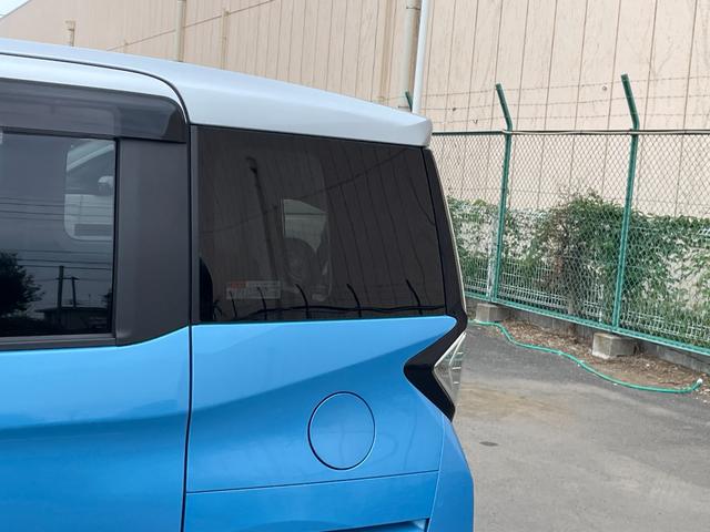 タンク カスタムG OPIIトーンルーフ 社外SDナビフルセグ 両側パワースライドドア 純正LEDヘッドライト コンライト クルーズコントロール シートリフレクター 撥水機能付ブラックファブリックシート スマートエントリ(66枚目)