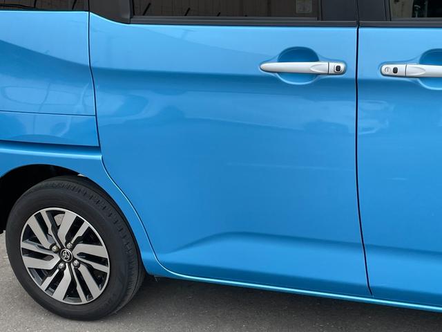 タンク カスタムG OPIIトーンルーフ 社外SDナビフルセグ 両側パワースライドドア 純正LEDヘッドライト コンライト クルーズコントロール シートリフレクター 撥水機能付ブラックファブリックシート スマートエントリ(72枚目)