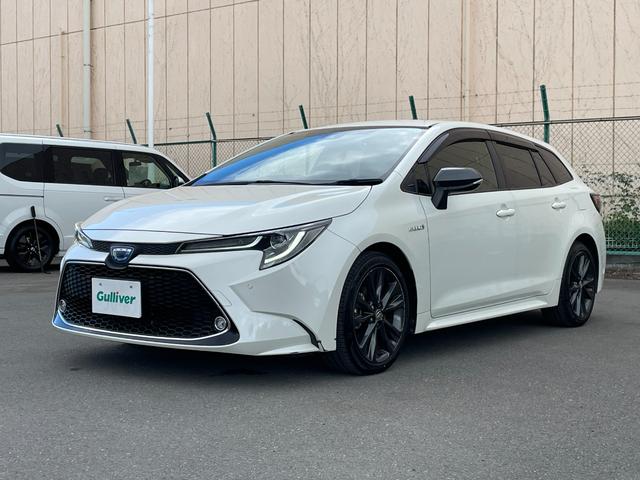 カローラツーリング ハイブリッド　ダブルバイビー　９インチディスプレイオーディオ　バックカメラ　フルセグＴＶ　Ｂｌｕｅｔｏｏｔｈ　ヘッドアップディスプレイ　トヨタセーフティーセンス　　レーントレーシングアシスト　ブラインドスポットモニター　純正マット（65枚目）