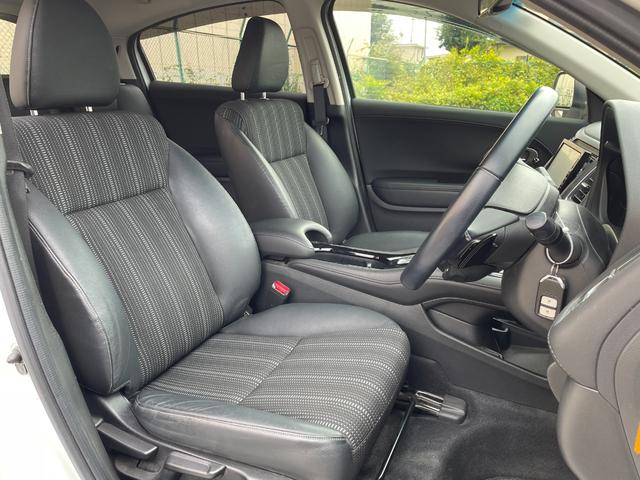 ヴェゼル ハイブリッドZ・ホンダセンシング ホンダセンシング 衝突軽減ブレーキ 誤発進抑制機能 ACC LKAS 先行車発進 運転席助手席シートヒーター ハーフレザーシート ワンオーナー ETC バックカメラ コンフォートビューパッケージ(14枚目)