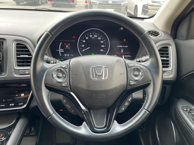 ヴェゼル ハイブリッドZ・ホンダセンシング ホンダセンシング 衝突軽減ブレーキ 誤発進抑制機能 ACC LKAS 先行車発進 運転席助手席シートヒーター ハーフレザーシート ワンオーナー ETC バックカメラ コンフォートビューパッケージ(30枚目)