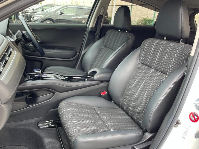 ヴェゼル ハイブリッドZ・ホンダセンシング ホンダセンシング 衝突軽減ブレーキ 誤発進抑制機能 ACC LKAS 先行車発進 運転席助手席シートヒーター ハーフレザーシート ワンオーナー ETC バックカメラ コンフォートビューパッケージ(58枚目)