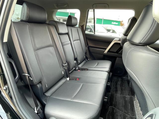 ランドクルーザープラド TX Lパッケージ メーカーナビ 全周囲カメラ 純正19インチAW レーダークルコン 黒革シート シートヒーター シートベンチレーション ETC2.0 純正ドラレコ プッシュスタート スマートキー オートハイビーム(15枚目)