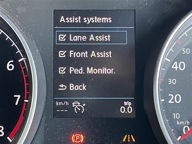 ゴルフトゥーラン TSI ハイライン 純正ナビ バックカメラ クルーズコントロール 前後ドライブレコーダー MTモード付AT ETC レーンアシスト フロントアシスト 歩行者モニタリング アイドリングストップ シートヒーター USB(3枚目)