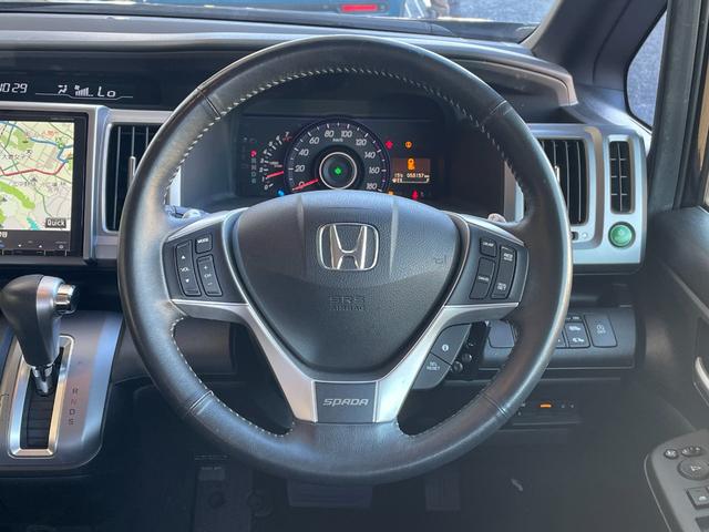 ステップワゴンスパーダ Z クールスピリット 純正ナビ バックカメラ フルセグTV ETC 前方ドライブレコーダー 横滑り防止装置 純正フロアマット純正サイドバイザー 両側電動スライドドア オートライト パドルシフト スマートキー(28枚目)