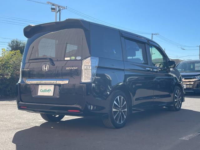 ステップワゴンスパーダ Z クールスピリット 純正ナビ バックカメラ フルセグTV ETC 前方ドライブレコーダー 横滑り防止装置 純正フロアマット純正サイドバイザー 両側電動スライドドア オートライト パドルシフト スマートキー(61枚目)