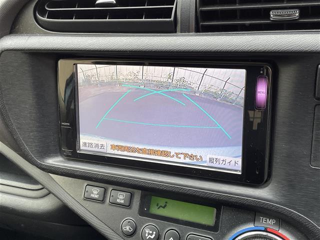 アクア Ｇ　純正ナビ　バックビューモニター　ドライブレコーダー　シートヒーター　ドライブモード　ナノイー　車両接近通報装置　電格ミラー　純正フロアマット　ドアバイザー　プッシュスタート　スマートキー　フォグランプ（4枚目）