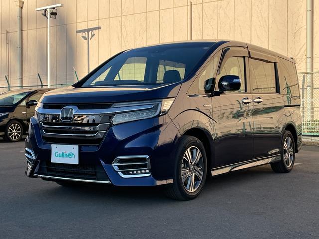 ステップワゴンスパーダ ｅ：ＨＥＶスパーダ　Ｇ・ＥＸ　ホンダセンシング　ディスプレイオーディオ　Ｂｌｕｅｔｏｏｔｈ　両側電動スライドドア　追従型クルーズコントロールシステム　ＥＴＣ　前後ドライブレコーダー　３列シート　わくわくゲート　衝突被害軽減システム（71枚目）