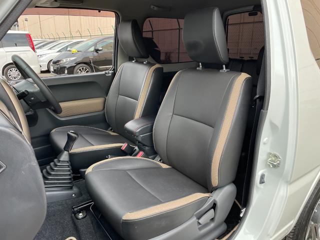 ジムニー ランドベンチャー　４ＷＤ　５Ｆ　純正ナビ　フルセグＴＶ　シートヒーター　ミラー型前後ドラレコ　合皮シート　純正フロアマット　ドアバイザー　純正１６インチＡＷ　Ｂｌｕｅｔｏｏｔｈ　禁煙（48枚目）