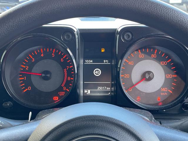 ジムニー ＸＬ　９インチナビ　フルセグＴＶ　Ｂｌｕｅｔｏｏｔｈ　バックカメラ　ＣＤ　ＤＶＤ　ラバーマット　ドライブレコーダー　ＥＴＣ　ステアリングスイッチ　純正アルミホイール　ＡＢＳ　横滑り防止装置　レーンアシスト（21枚目）