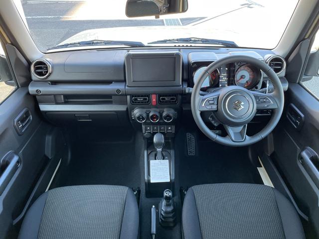 ジムニーシエラ ＪＣ　登録済未使用車　セーフティサポート　ＬＥＤヘッドライト　アダプティブクルーズコントロール　車線逸脱警報機能　撥水加工ファブリックシート　シートヒーター　アイドリングストップ　プッシュエンジンスタート（3枚目）