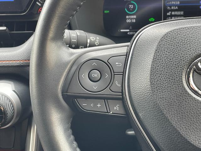 ＲＡＶ４ ハイブリッドアドベンチャー　４ＷＤ　純正ディスプレイオーディオ　フルセグＴＶ　アラウンドビューカメラ　前後ドライブレコーダー　ステアリングヒーター　Ｄ席パワーシート　運転席／助手席シートヒーター　トヨタセーフティセンス　ＥＴＣ（28枚目）