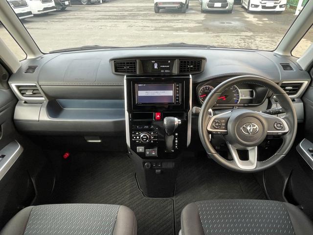 ルーミー カスタムG-T 純正9型ナビ CD/DVD バックカメラ 純正フリップダウンモニター 前席シートヒーター ウェルカムパワースライドドア ビルトインETC ドライブレコーダー 追従クルーズ LEDライト 純正アルミ(3枚目)