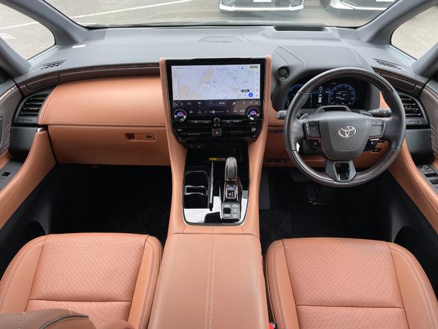 ヴェルファイアハイブリッド Ｚ　プレミア　１オナ　１４型ＤＡナビ　サンセットブラウンレザーデジタルインナー　トヨタセーフティセンス　トヨタチームメイト　ブラインドスポットモニタ　パーキンクサポートブレーキ（3枚目）