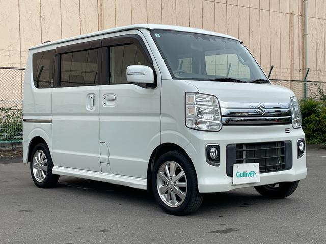 エブリイワゴン ＰＺターボスペシャル　両側電動スライドドア　左側電動ステップ　運転席シートヒーター　後方コーナーセンサー　ＥＴＣ　ドライブレコーダー　社外ナビ　地デジ　ＤＶＤ／ＣＤ再生　Ｂｌｕｅｔｏｏｔｈ接続　デュアルカメラブレーキ（62枚目）