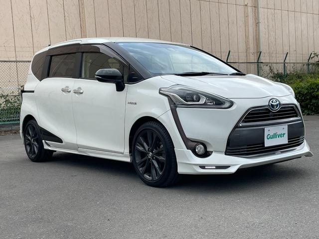 シエンタ ハイブリッドG 純正エアロ 純正SDナビフルセグ 後席フリップD セーフティセンスC レーンディパーチャーアラート プリクラッシュセーフティ オートマチックハイビーム 先行車発進お知らせ 両側電動パワースライドドア(60枚目)