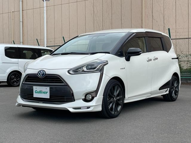 シエンタ ハイブリッドG 純正エアロ 純正SDナビフルセグ 後席フリップD セーフティセンスC レーンディパーチャーアラート プリクラッシュセーフティ オートマチックハイビーム 先行車発進お知らせ 両側電動パワースライドドア(66枚目)