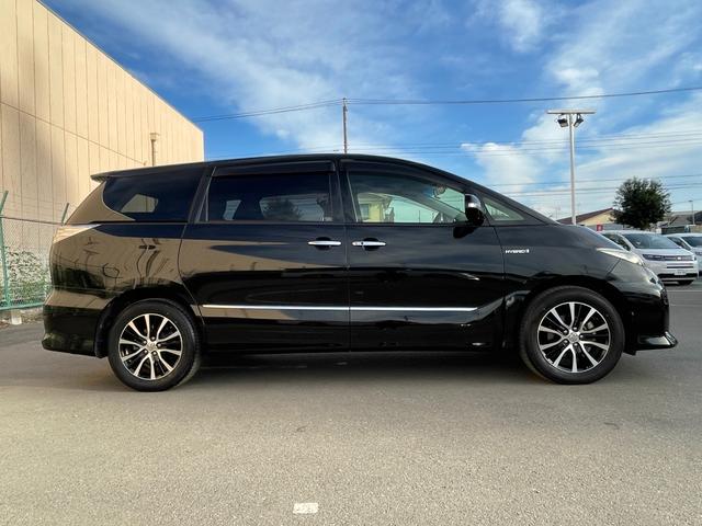 エスティマハイブリッド アエラス レザーパッケージ 純正ナヒ 電動格納シート 電動シート シートヒーター 電動リアゲート 両側電動スライドドア ETC 全周囲カメラ 三列シート クルーズコントロールシステム 純正フロアマット 純正サイドバイザー(20枚目)