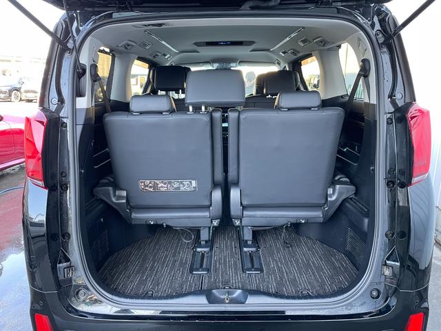 アルファード 2.5S Cパッケージ 純正9型DA デジタルインナーミラー 電動リアゲート 追従クルコン 黒レザー 温冷シート ハンドルヒーター ビルトイン2.0ETC 3眼LEDヘッド パワーシート シートメモリ BSM ワンオーナー(63枚目)