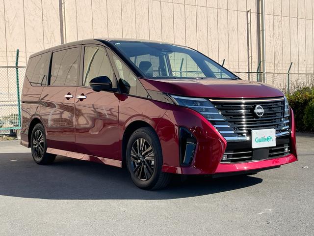 セレナ e-パワー ハイウェイスターV 90周年記念車 2トーン 純正12.3型ナビ 全周囲カメラー デジタルインナーミラー 専用合皮シート ワイヤレス充電 プロパイロット シート・ハンドルヒーター 両側電動ドア ドラレコ ETC2.0 LED 禁煙(66枚目)