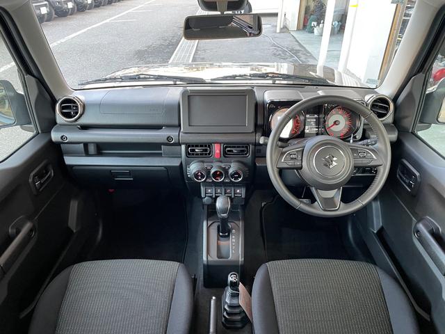 ジムニー ＸＣ　スズキセーフティサポート　デュアルセンサーブレーキサポート　誤発進抑制機能　車線逸脱警報機能　ふらつき警報　先行車発進お知らせ機能　標識認識機能　ハイビームアシスト　リヤパーキングセンサー　ＬＥＤ（3枚目）