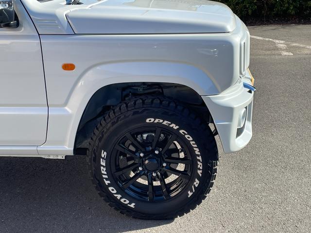 ジムニー XC リトルG仕様 社外ディスプレイオーディオ クルーズコントロール LEDヘッドライト シートヒーター ダウンヒルアシストコントロール リヤソナー 社外16インチAW オープンカントリー ホワイトレター(73枚目)