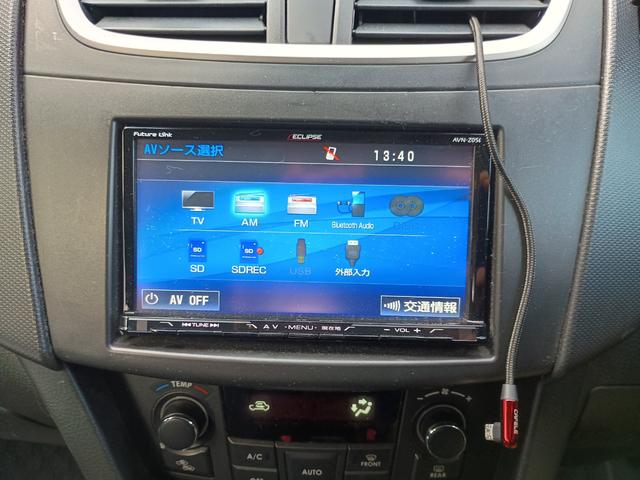 スイフト ＸＳ　社外ナビ　フルセグＴＶ　ＥＴＣ　ドライブレコーダー　バックモニター　クルーズコントロール　スロットルコントローラー　社外アルミホイール　電圧計　フォグランプ（21枚目）