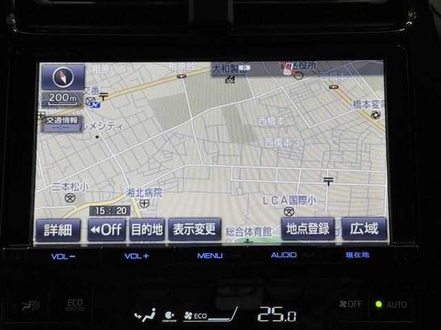 プリウス Ａプレミアム　ツーリングセレクション　セーフティセンス　ＩＣＳ　ＢＳＭ　９インチナビ　ＴＶ　バックカメラ　ＥＴＣ　ドライブレコーダー　クルーズコントロール　本革シート　パワーシート　シートヒーター　ＬＥＤライト　１７インチアルミホイール（5枚目）