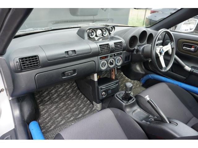 ＭＲ－Ｓ ベースグレード　パワーエンタープライズ製ターボＫｉｔ　ＫＴＳ車高調　クスコＬＳＤ　社外クラッチ　ＴＲＤ製エアロ　追加メーター　ロールバー　ラスティカーボンボンネット　ＳＳＲアルミホイール（9枚目）