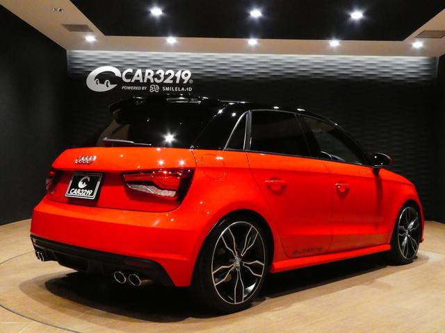 Ｓ１スポーツバック クワトロリミテッドエディション　限定９０台／コントラストルーフ／ナッパレザー／ＫＷ車高調／ＭＭＩ／バックカメラ／フルセグ／Ｓ１レッドキャリパー／カラーシートバック・コンソール／Ｒウィング／同色ドアミラー／マットブラック１８インチＡＷ（2枚目）