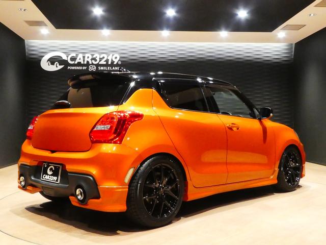 スイフトスポーツ ベースグレード ワンオーナー/禁煙車/新品取付Weds17インチアルミ/フルエアロ/ブリッツ車高調/ル-フブラック/ケンウッドナビ/バックカメラ/地デジフルセグテレビ/LEDヘッドライト/DVD再生/ビルトインETC(2枚目)