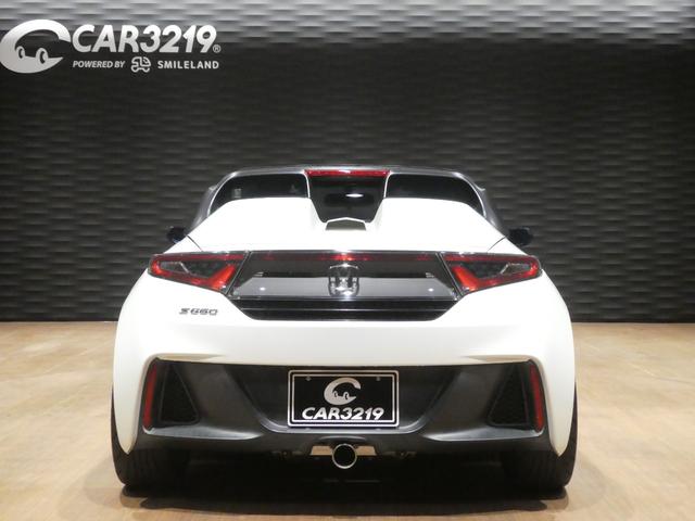 S660 α FEEL’Sエアロ/HKS車高調/5ZIGEN15・16インチAW/spoonマフラ-/センターディスプレイ/バックカメラ/Bluetooth/テイクオフフードカバー/LEDヘッドライト/ハーフレザー(4枚目)