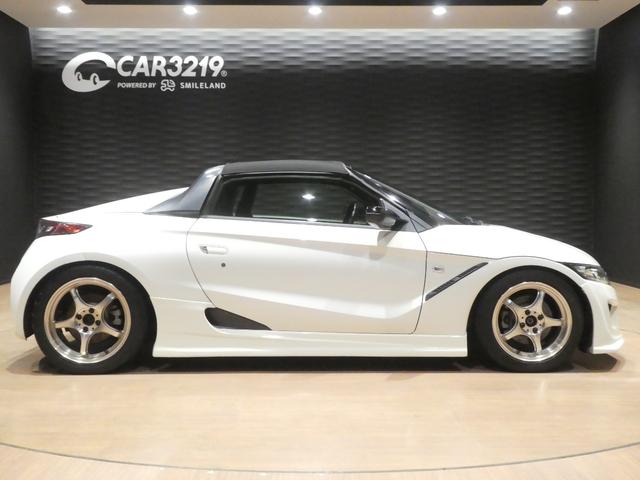 S660 α FEEL’Sエアロ/HKS車高調/5ZIGEN15・16インチAW/spoonマフラ-/センターディスプレイ/バックカメラ/Bluetooth/テイクオフフードカバー/LEDヘッドライト/ハーフレザー(6枚目)