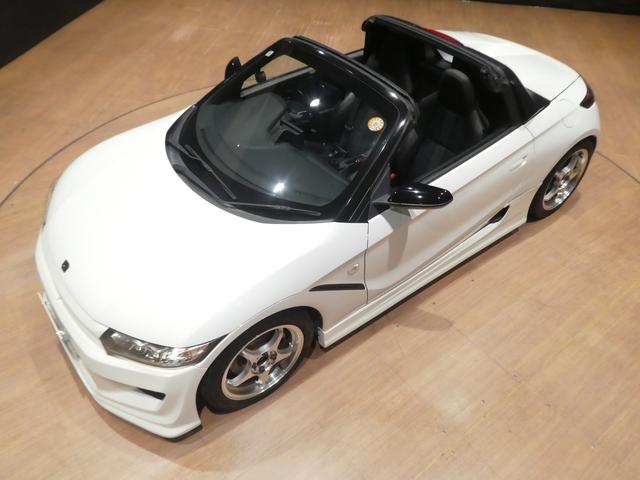 S660 α FEEL’Sエアロ/HKS車高調/5ZIGEN15・16インチAW/spoonマフラ-/センターディスプレイ/バックカメラ/Bluetooth/テイクオフフードカバー/LEDヘッドライト/ハーフレザー(7枚目)