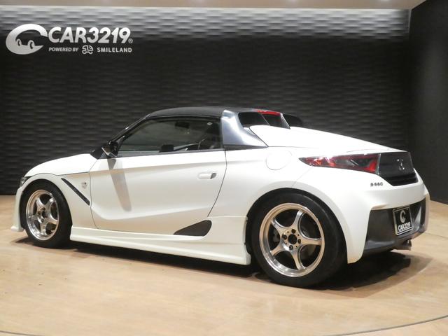 S660 α FEEL’Sエアロ/HKS車高調/5ZIGEN15・16インチAW/spoonマフラ-/センターディスプレイ/バックカメラ/Bluetooth/テイクオフフードカバー/LEDヘッドライト/ハーフレザー(10枚目)